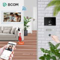 Bcom wi-fi tuya campainha da porta interfone villa multi-apartamento campainha com videeo à prova d&#39;água